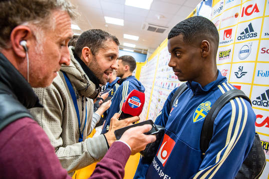 Alexander Isak of Sweden
