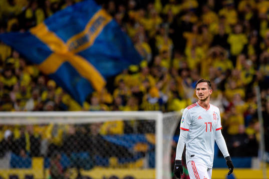 Fabian Ruiz of Spain looks dejected