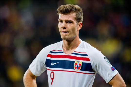 Alexander Sørloth of Norway