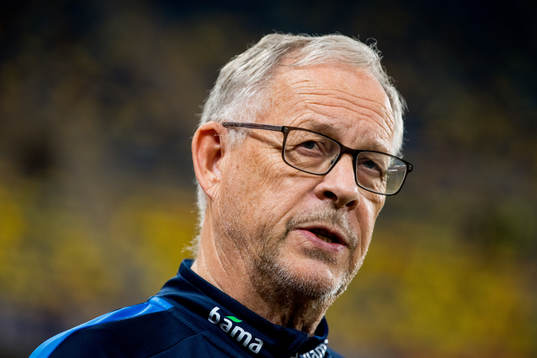 Lars Lagerbäck, head coach of Norway