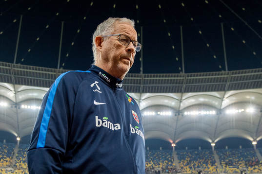 Lars Lagerbäck, head coach of Norway