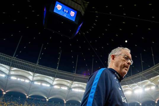 Lars Lagerbäck, head coach of Norway