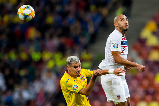 Romario Benzar of Romania and Haitam Aleesami of Norway