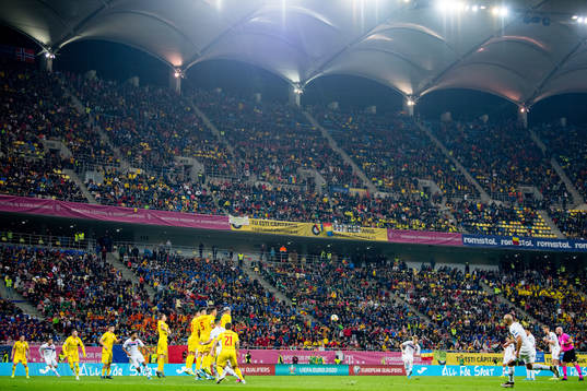 Martin Ødegaard of Norway takes a freekick