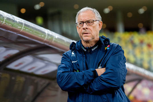 Lars Lagerbäck, head coach of Norway