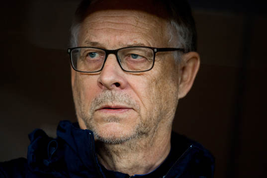 Lars Lagerbäck, head coach of Norway