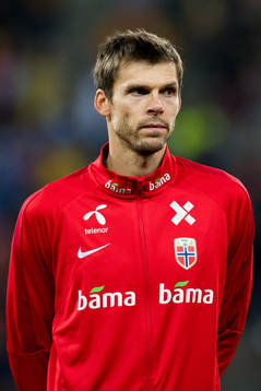 Goalkeeper Rune Almenning Jarstein of Norway