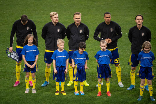 Marcus Berg, Emil Forsberg, Pierre Bengtsson, Robin