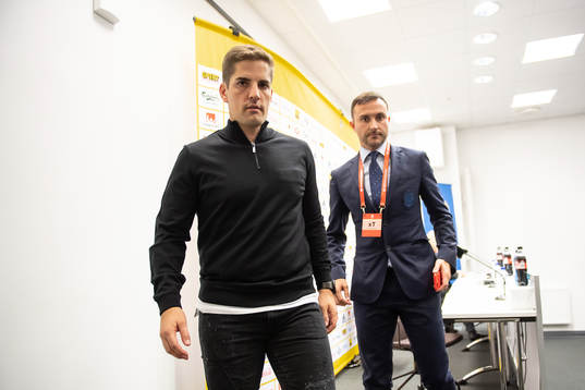 Robert Moreno, head coach of Spain