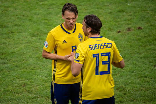 Albin Ekdal of Sweden and Gustav Svensson of Sweden