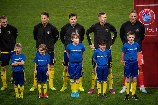 Albin Ekdal, Victor Nilsson Lindelöf, Mikael Lustig and