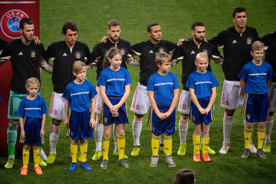 goalkeeper David de Gea, Mikel Oyarzabal, Inigo Martinez,
