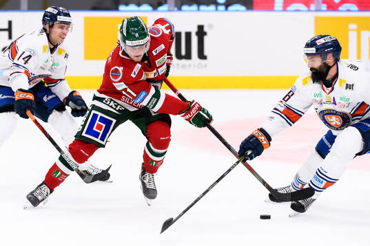 Frölundas Samuel Fagemo mot Växjös Daniel Rahimi