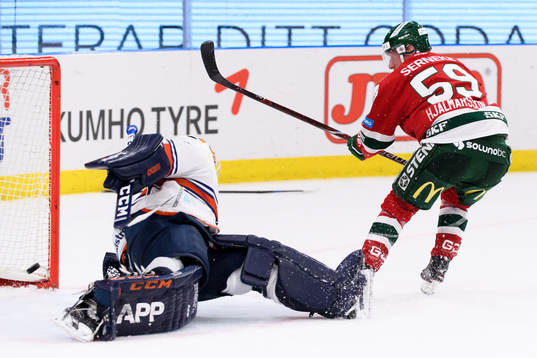 Frölundas Simon Hjalmarsson gör 2-1