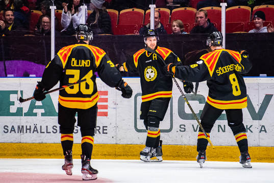 Brynäs Jacob Blomqvist jublar