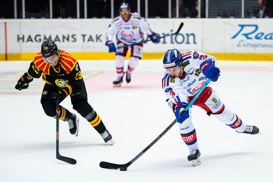 Oskarshamns Pontus Näsén och Brynäs Lukas Zetterberg