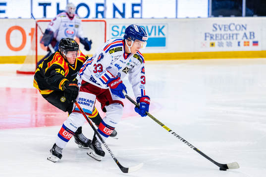 Brynäs Linus Ölund och Oskarshamns Filiph Engsund