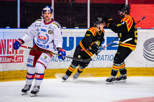 Brynäs Daniel Mannberg jublar