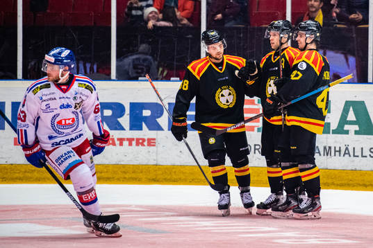 Brynäs Greg Scott jublar