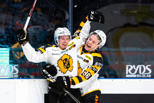 Skellefteås Jacob Andersson jublar