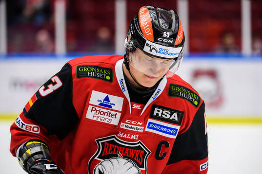Malmö Redhawks Fredrik Händemark deppar