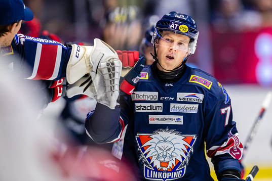 Linköpings Patrik Lundh jublar