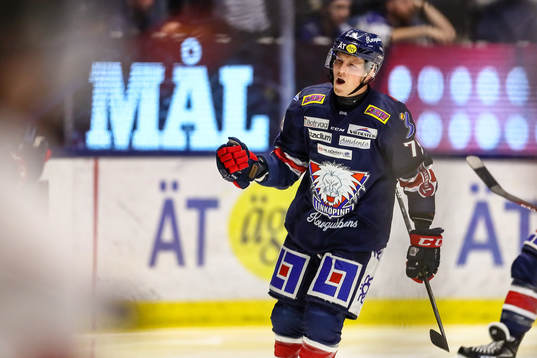 Linköpings Patrik Lundh jublar