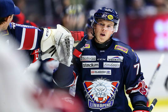 Linköpings Patrik Lundh jublar