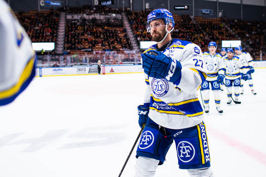 Leksands Marek Hrivik jublar