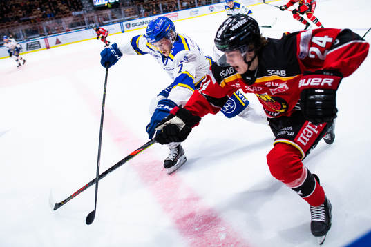 Leksands Lucas Nordsäter och Luleås Victor Edström