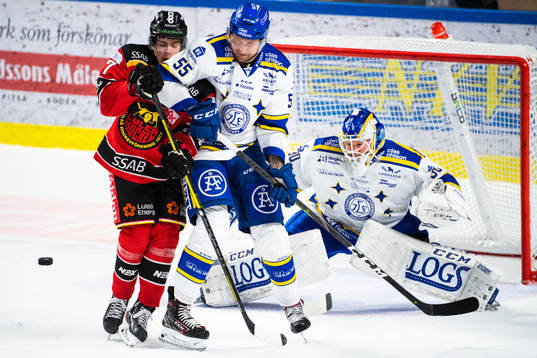 Luleås Isac Brännström och Leksands Jonas Ahnelöv
