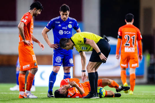 AFC Eskilstunas Soya Takahashi har ont