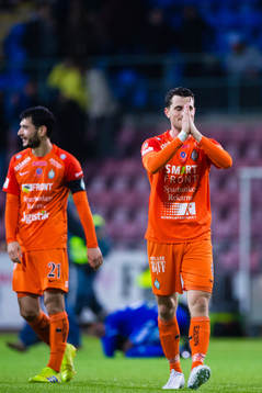 AFC Eskilstunas Jesper Björkman jublar