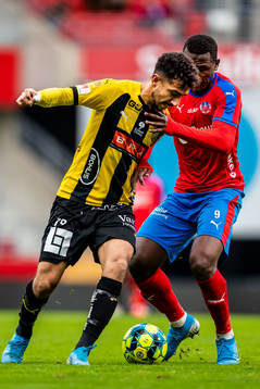 Häckens Daleho Irandust och Helsingborgs Alhaji Gero