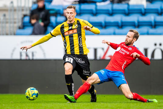 Häckens Gustaf Nilsson och Helsingborgs Anders Randrup