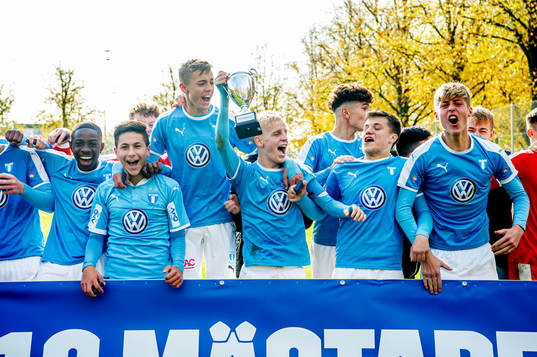Malmös spelare jublar