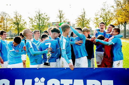 Malmös spelare jublar