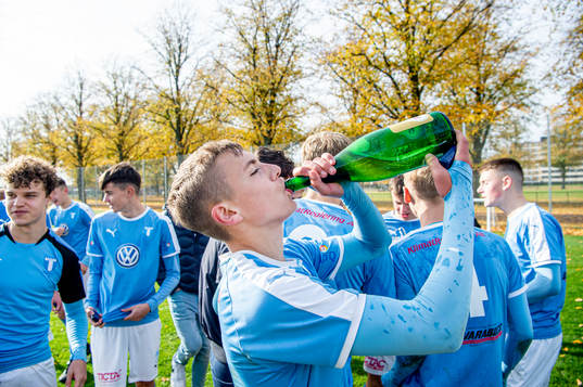Malmös spelare jublar