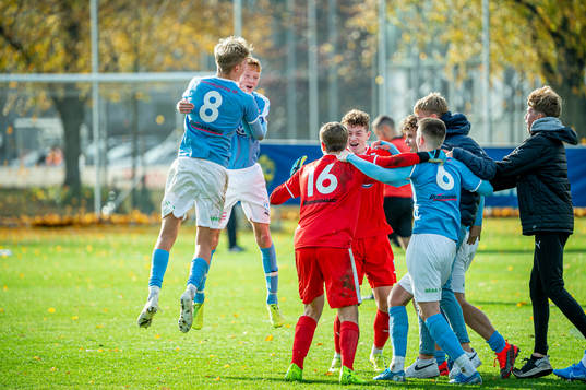 Malmös spelare jublar