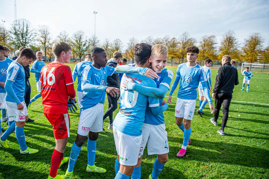 Malmös spelare jublar