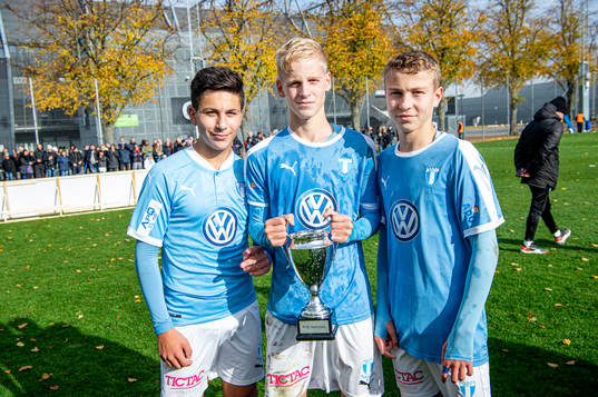 Malmös spelare jublar