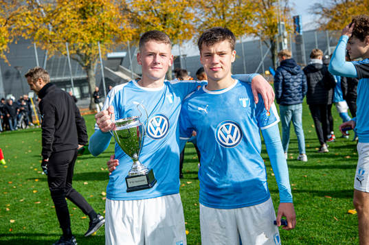 Malmös spelare jublar