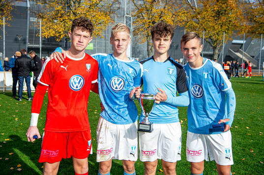 Malmös spelare jublar