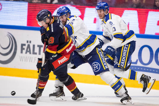 Leksands Mattias Karlsson och Djurgårdens Kalle Östman