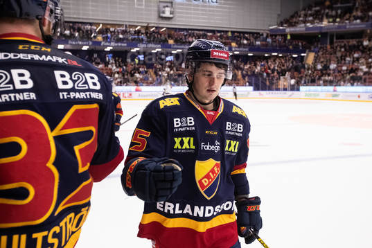 Djurgårdens Michael Haga jubel