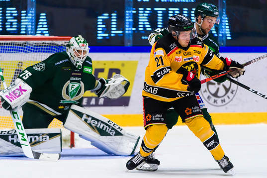 Luleås Juhani Tyrväinen och Färjestads Lucas