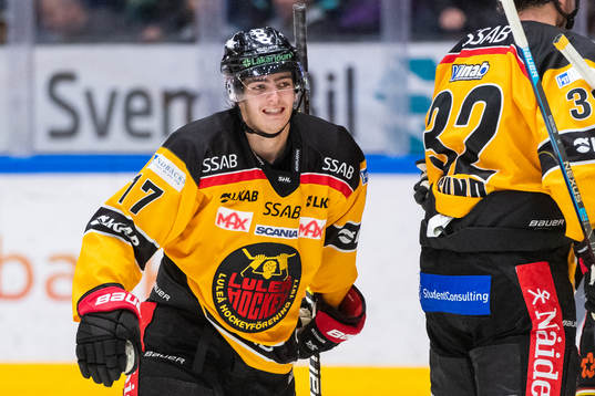 Luleås Isac Brännström jublar