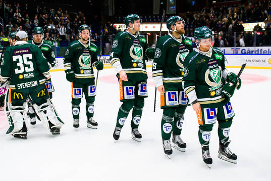 Färjestads Lucas Ekeståhl-Jonsson , Victor Ejdsell,