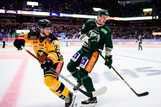 Luleås Jesper Sellgren och Färjestads Victor Ejdsell