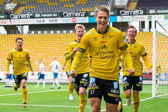 Elfsborgs Gustav Broman jublar
